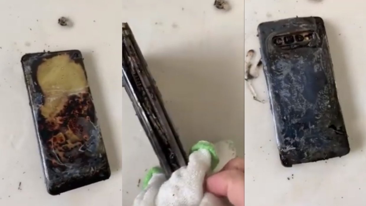 Почему загорелся самсунг. Горелый самсунг s7. Сгорел смартфон. Сгоревший Samsung. Сгоревший телефон.