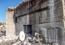 Канатные алмазные пилы как отличный инструмент для реза железобетонных, бетонных и гранитных плит на суше и под водой